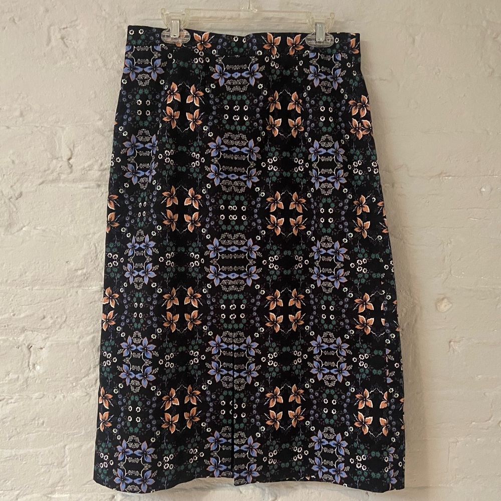 Jcrew patterned skirt